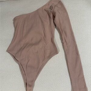 White Fox Boutique One-Shoulder Bodysuit